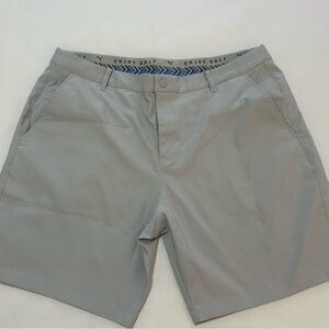 Puma Men's Light Gray Flat Front Shorts